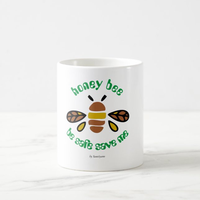 Taza De Café Honey Bee Mug classique (Centro)
