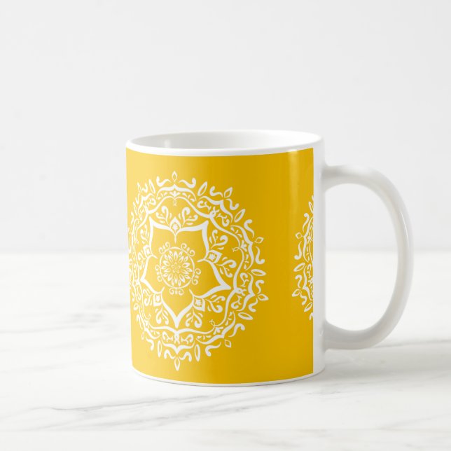 Taza De Café Honey Mandala (Derecha)