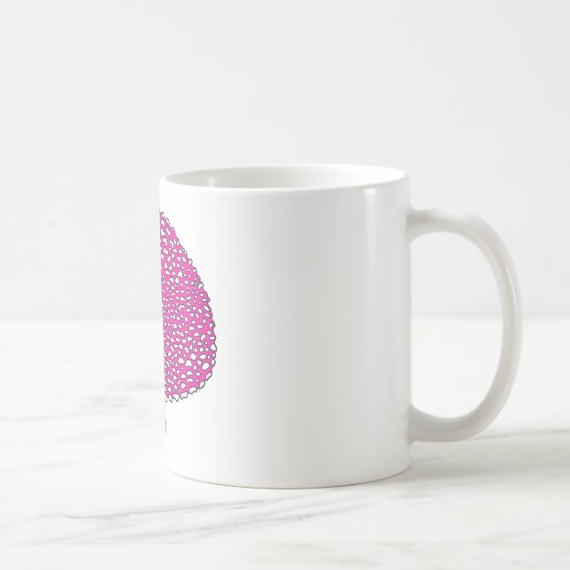 Taza De Café Hongo de seta rosado mágico (Derecha)