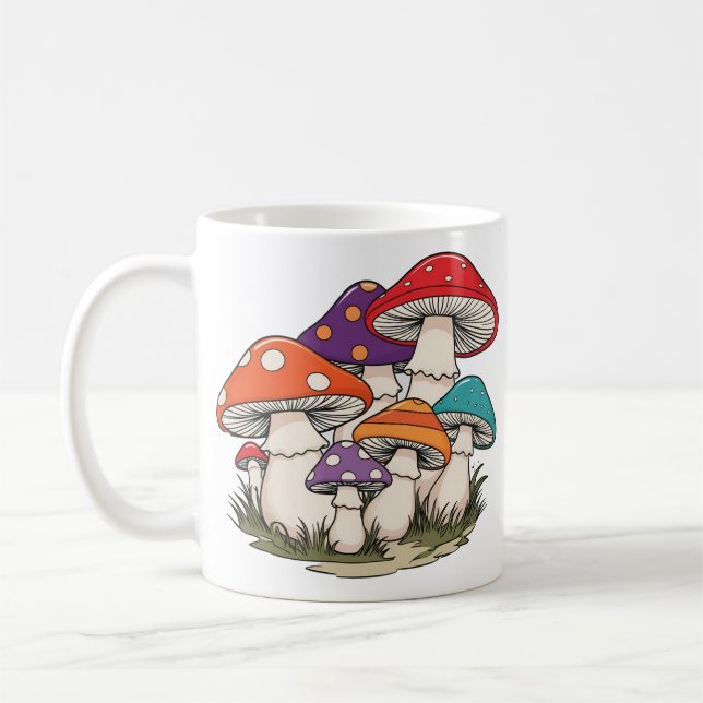 Taza De Café Hongos (Izquierda)