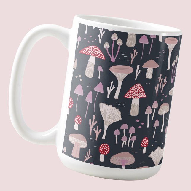 Taza De Café Hongos Toadstool Mushroom (Mushroom toadstool and fungi coffee mug)