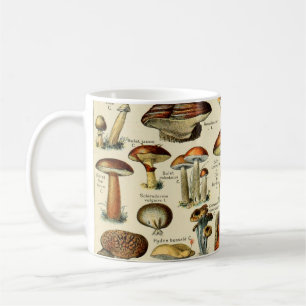 Taza De Café Hongos y hongos vintage