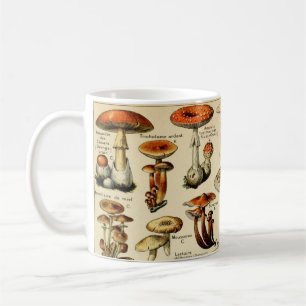 Taza De Café Hongos y hongos vintage #3 Café Mug