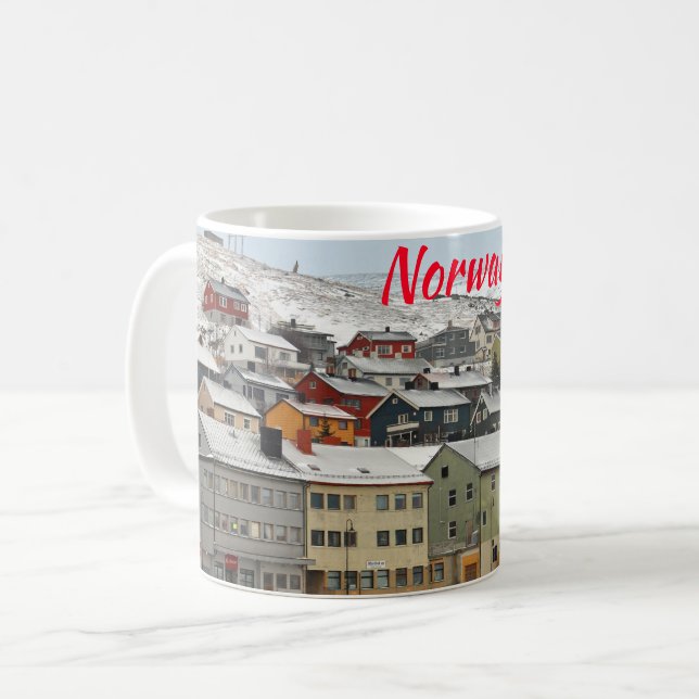 Taza De Café Honningsvåg, Noruega (Anverso izquierdo)