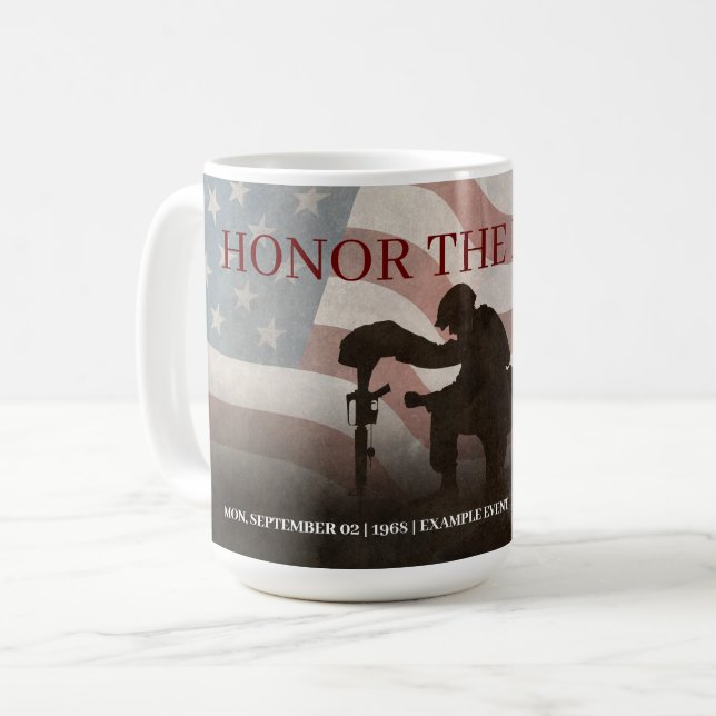 Taza De Café Honor a los caídos (Anverso izquierdo)