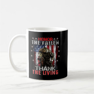 Taza De Café Honor al veterano fallecido apoyo militar V