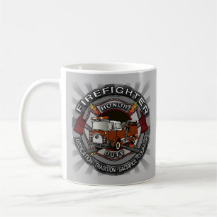 Taza De Café Honor Firefighter Mug