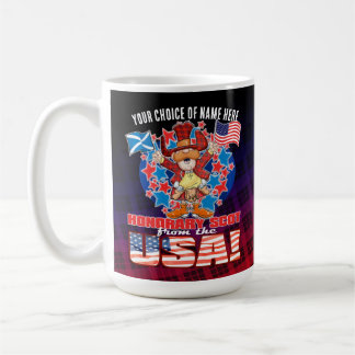 Taza De Café Honorary Scot from the USA