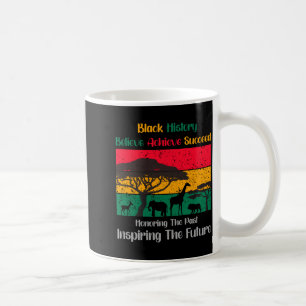 Taza De Café Honrando el Pasado Inspirando el Futuro Mes de la