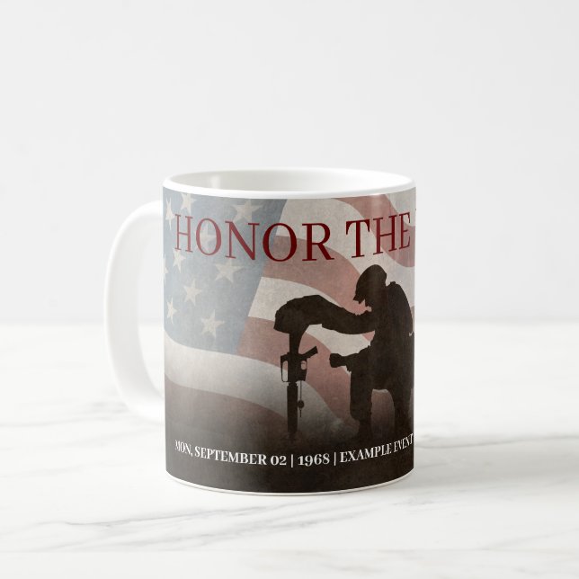 Taza De Café Honrar a los Caídos (Anverso izquierdo)