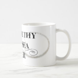 Taza De Café Honre a Thy buceador del mar profundo