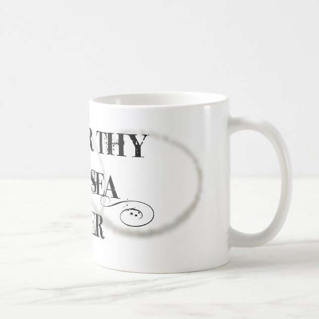 Taza De Café Honre a Thy buceador del mar profundo (Derecha)
