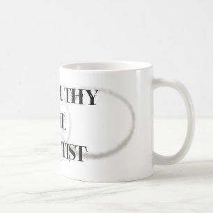 Taza De Café Honre a Thy científico del suelo