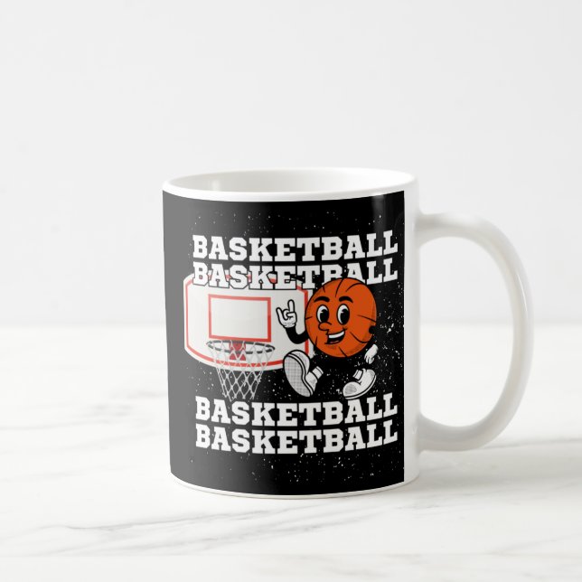 Taza De Café Hoop de caracter de baloncesto (Derecha)