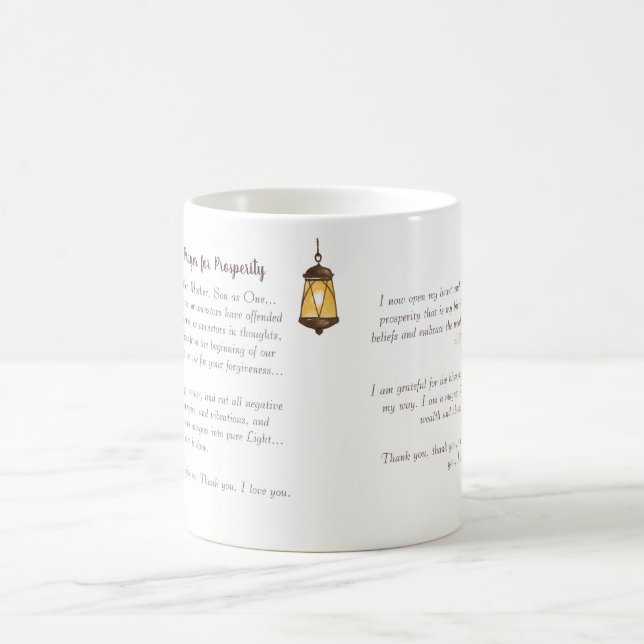 Taza De Café Ho'oponopono Prayer Mug (Centro)