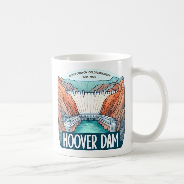 Taza De Café Hoover Dam (Derecha)