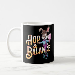 Taza De Café Hop & Balance - Acta de Circo de Conejito de Unicy