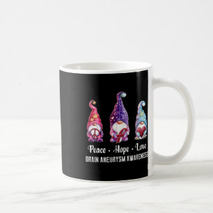 Taza De Café Hope Love Gnomes Brain Aneurysm Awareness