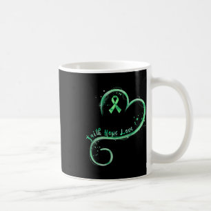 Taza De Café Hope Love Green Ribbon Mental Health Awareness