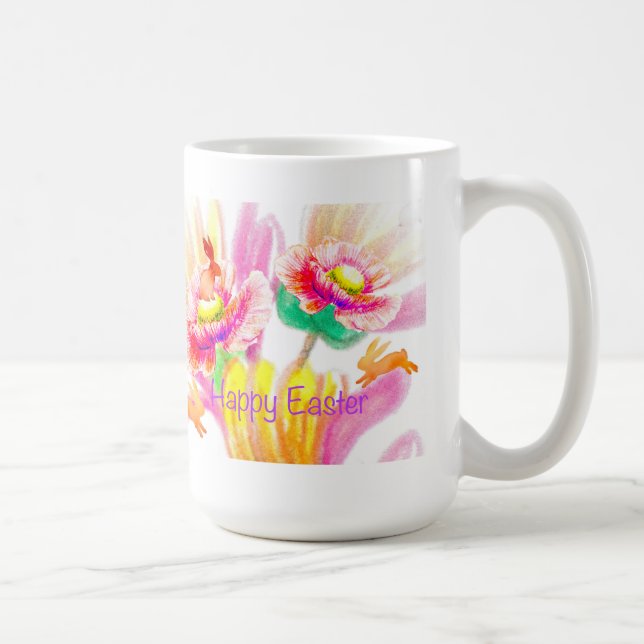 Taza De Café Hoppy Floral Easter Mug (Derecha)