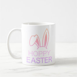 Taza De Café Hoppy Hare Pastel Pascua Clásica Mug