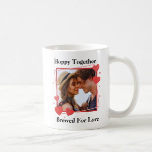Taza De Café Hoppy Juntos Fabricado Para Amar Foto Pareja