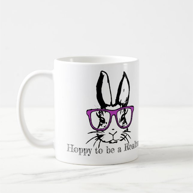 Taza De Café Hoppy para ser un Realtor (Izquierda)