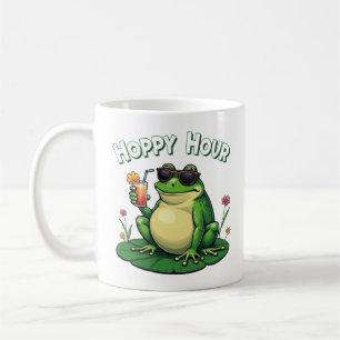 Taza De Café Hora de amapola - Graciosa bebida de rana