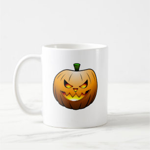 Taza De Café Hora de Halloween con Jack O'lantern
