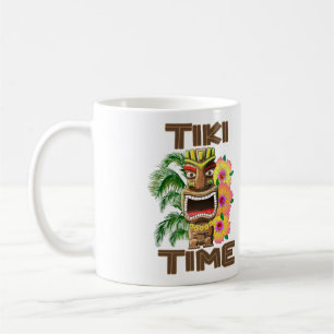 Taza De Café Hora de Hawai Luau Tiki