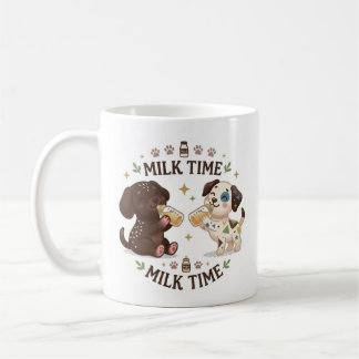 Taza De Café hora de leche de cachorros