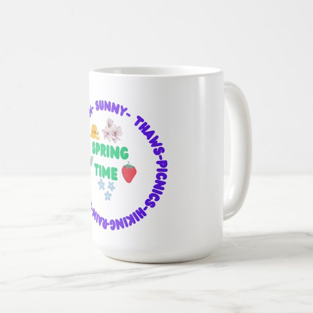 Taza De Café hora de primavera (Anverso derecho)