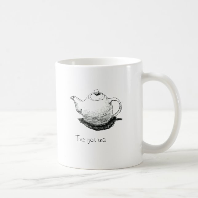 Taza De Café Hora de tomar té (Derecha)