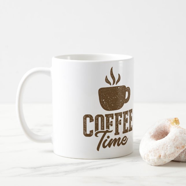 Taza De Café Hora del café (Con donut)