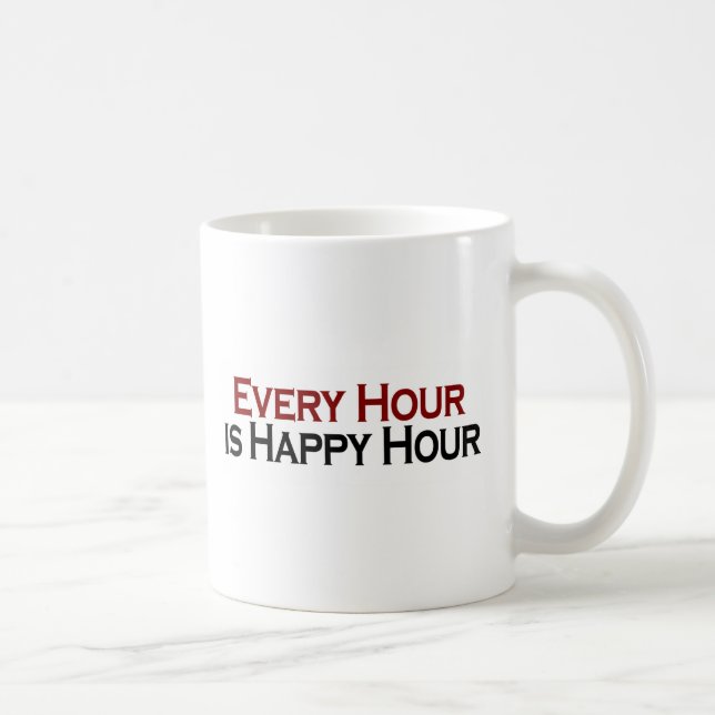 Taza De Café Hora feliz cada hora (Derecha)