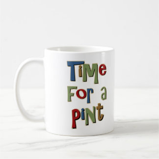 Taza De Café Hora para una pinta