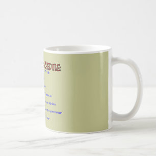 Taza De Café Horario del retiro - regalos divertidos del retiro
