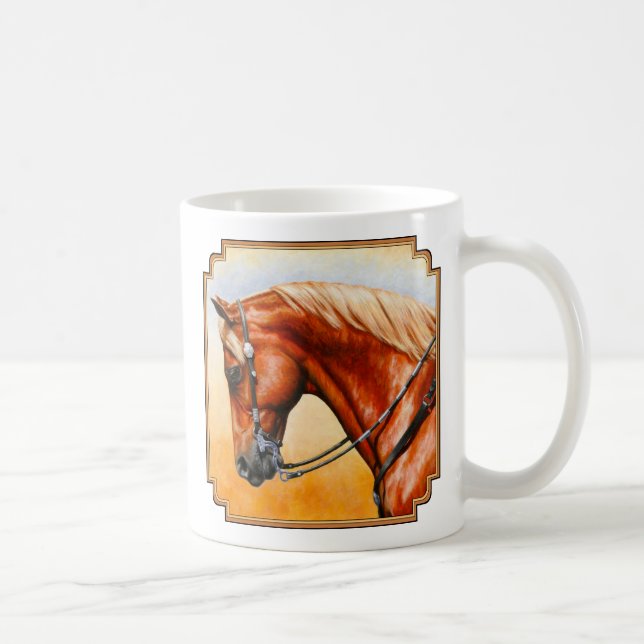 Taza De Café Horario Sorrel Western Plasure Quarter (Derecha)