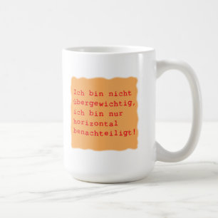 Taza De Café horizontalmente desfavorecido