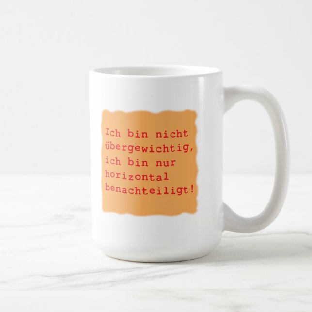 Taza De Café horizontalmente desfavorecido (Derecha)