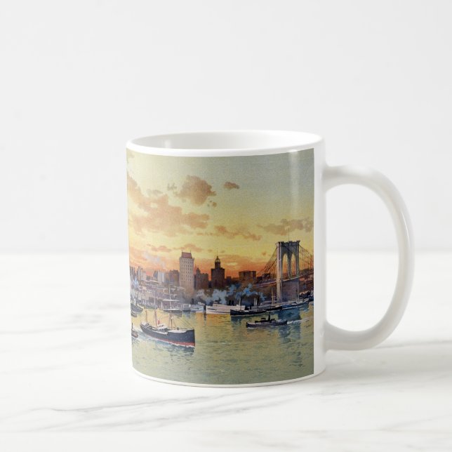 TAZA DE CAFÉ HORIZONTE 1896 DE NUEVA YORK (Derecha)