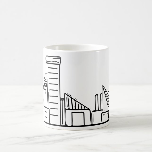 Taza De Café Horizonte de Baltimore (Centro)