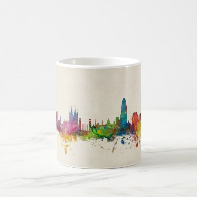 Taza De Café Horizonte de Barcelona España (Centro)