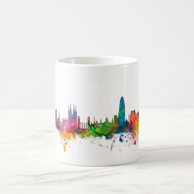Taza De Café Horizonte de Barcelona España (Centro)