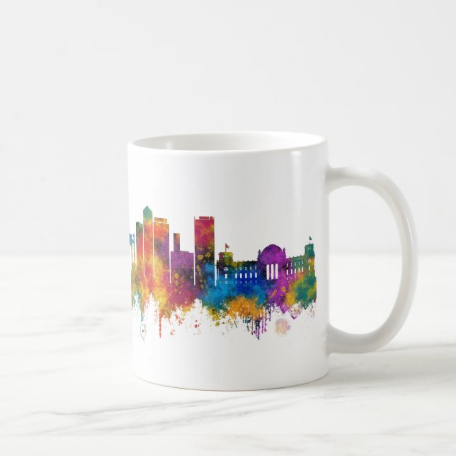 Taza De Café Horizonte de Berlín Alemania (Derecha)