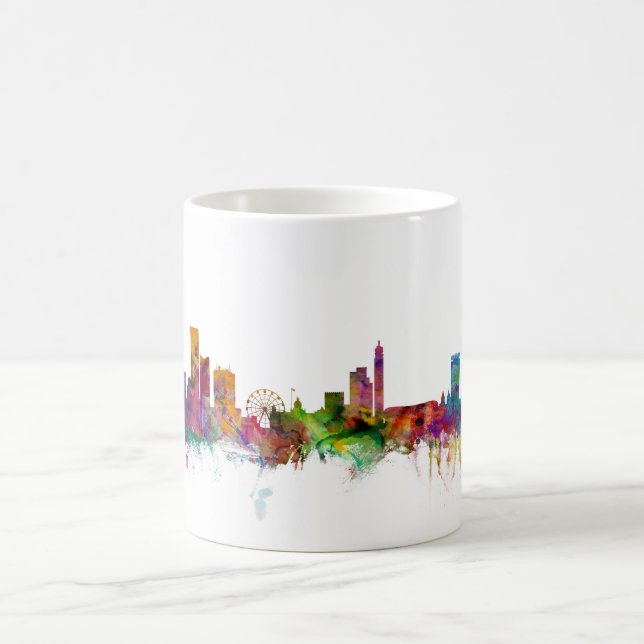 Taza De Café Horizonte de Birmingham Inglaterra (Centro)