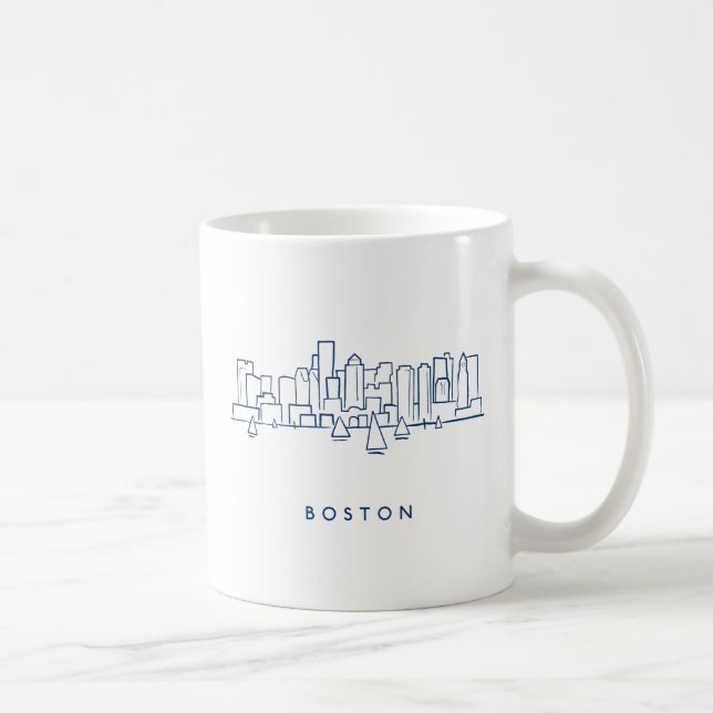 Taza De Café Horizonte de Boston (Derecha)