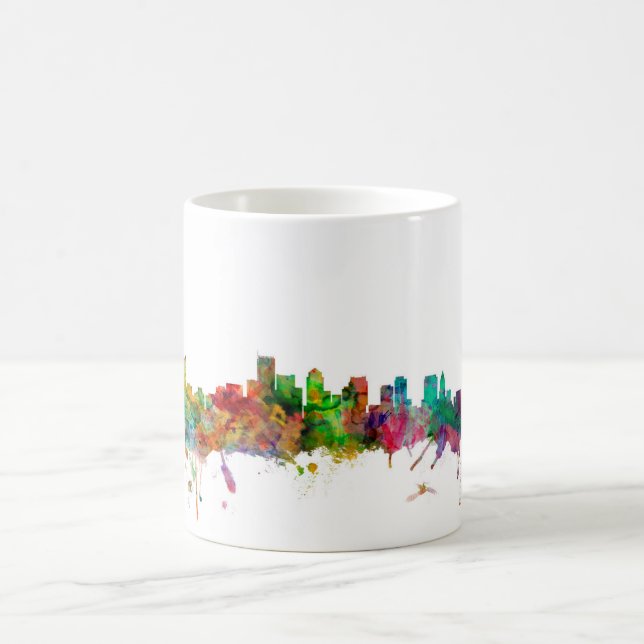 Taza De Café Horizonte de Boston Massachusetts (Centro)