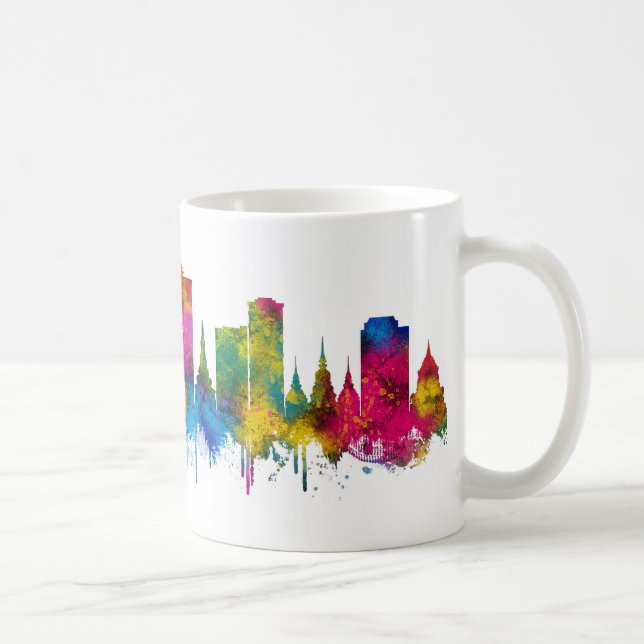 Taza De Café Horizonte de Chiang Mai Tailandia (Derecha)