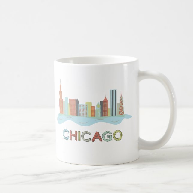 Taza De Café Horizonte de Chicago (Derecha)